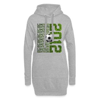LIMITED EDITION 2012 FOOTBALL 14TH BIRTHDAY - Hoodie Dress - heather grey - Front