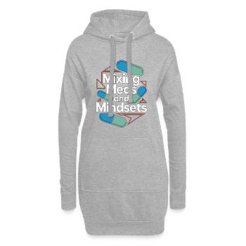 Hospital Pharmacist Mixing Meds And Inpatient - Hoodie-Kleid - Grau meliert - Vorne