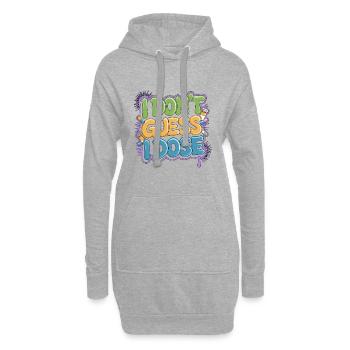 Pharmacien hospitalier Je ne dirais pas pharmaceutique - Sweat-shirt à capuche long Femme - gris chiné - Devant