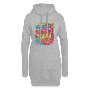 Ergothérapeute pédiatrique Chercheuse sensorielle Développement de l’enfant - Sweat-shirt à capuche long Femme - gris chiné - Devant