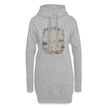 Ergothérapie pédiatrique : Créer confiance en la thérapie pédiatrique - Sweat-shirt à capuche long Femme - gris chiné - Devant