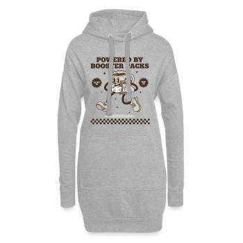 Angetrieben von Booster Packs Sammelkartensammler - Hoodie-Kleid - Grau meliert - Vorne