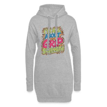 Hand Therapist I'm All About That Physiotherapist - Hoodie-Kleid - Grau meliert - Vorne