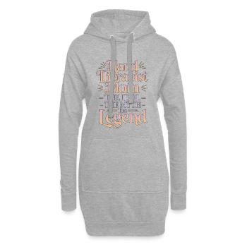 Hand Therapist Mom The Idol The Myth Health Worker - Hoodie-Kleid - Grau meliert - Vorne