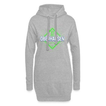 Oberhausen Stadt Deutschland Retro Zeche Souvenir - Hoodie-Kleid - Grau meliert - Vorne