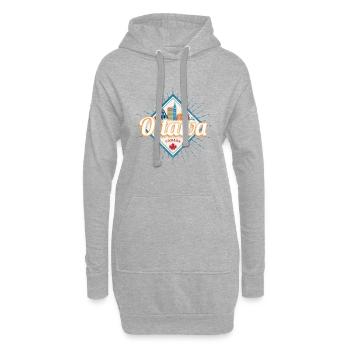 Ottawa Skyline Ontario Kanada Vintage Souvenir - Hoodie-Kleid - Grau meliert - Vorne
