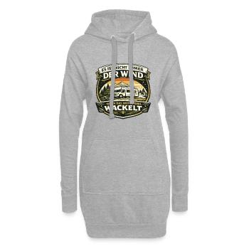Wohnmobil Wackelt Camping Spruch Vintage - Hoodie-Kleid - Grau meliert - Vorne