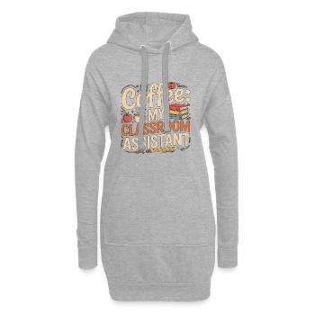 Elementary Teacher Coffee My Classroom Educator - Hoodie-Kleid - Grau meliert - Vorne