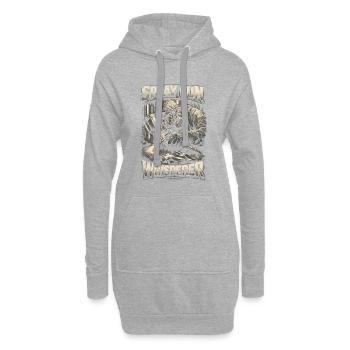 Fahrzeuglackierer Autolackierer - Hoodie-Kleid - Grau meliert - Vorne