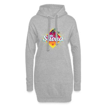 Isla Saona dans les Caraïbes, République dominicaine - Sweat-shirt à capuche long Femme - gris chiné - Devant