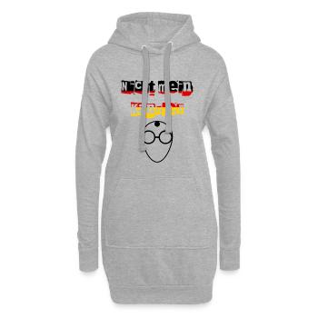 Nicht mein Kanzler Deutschland Politik Meme Lustig - Hoodie-Kleid - Grau meliert - Vorne
