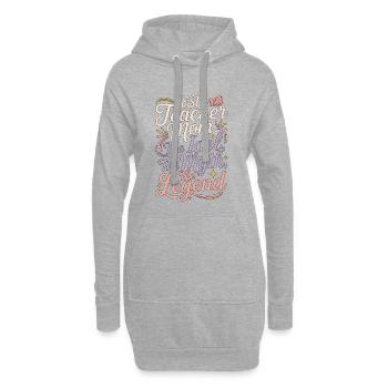 Maman enseignante ESL L’idole Le mythe L’éducatrice ESL - Sweat-shirt à capuche long Femme - gris chiné - Devant