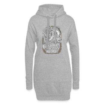 Wildlife Vet From Feathers To Exotic Animal Care - Hoodie-Kleid - Grau meliert - Vorne