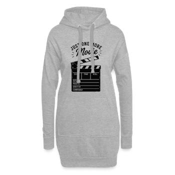 Just one more Movie Filmklappe für Cineasten - Hoodie Dress - heather grey - Front