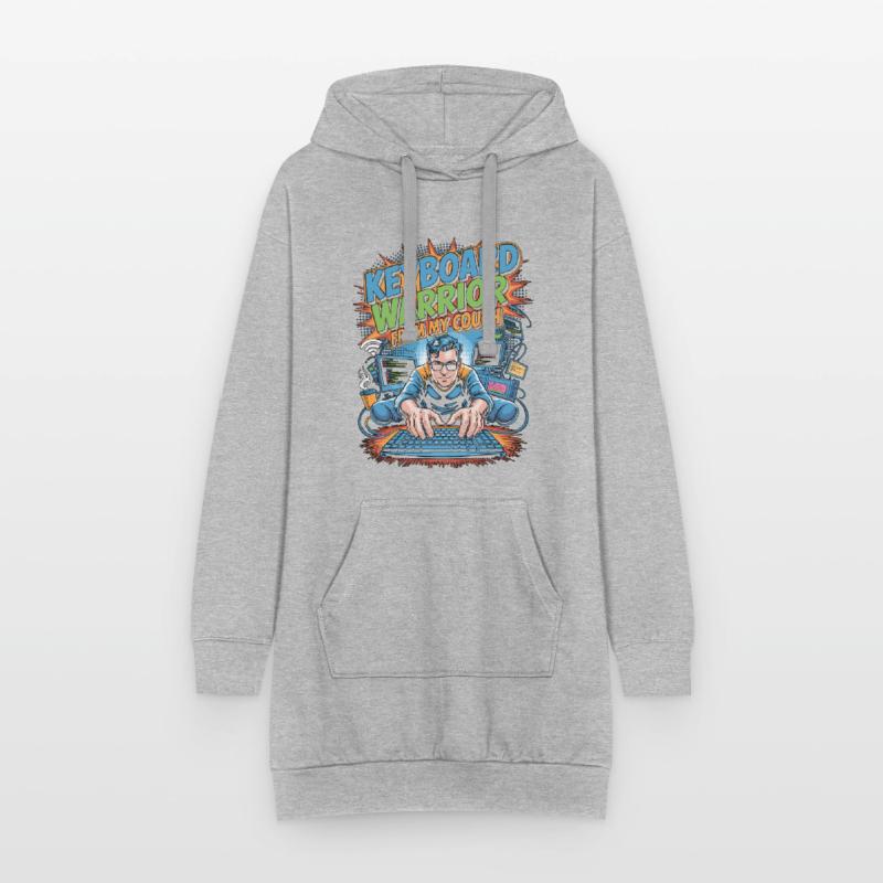 Remote Developer Keyboard Warrior Remote Coder Hoodie Dress