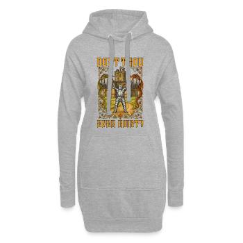 Ren Faire Medieval Dost Thou Even Hoist - Hoodie-Kleid - Grau meliert - Vorne