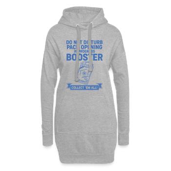 Booster de progression à ne pas déranger pour ouvrir le pack - Sweat-shirt à capuche long Femme - gris chiné - Devant