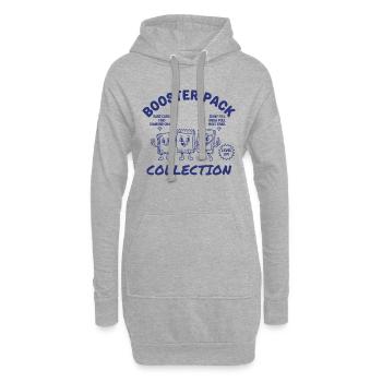 Collection de boosters Carte rare Trouver du Feuillet Brillant - Sweat-shirt à capuche long Femme - gris chiné - Devant