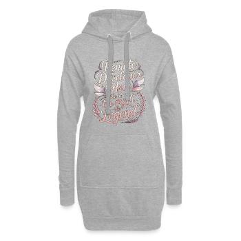 Remote Developer Mom The Idol The Remote Coder - Hoodie-Kleid - Grau meliert - Vorne