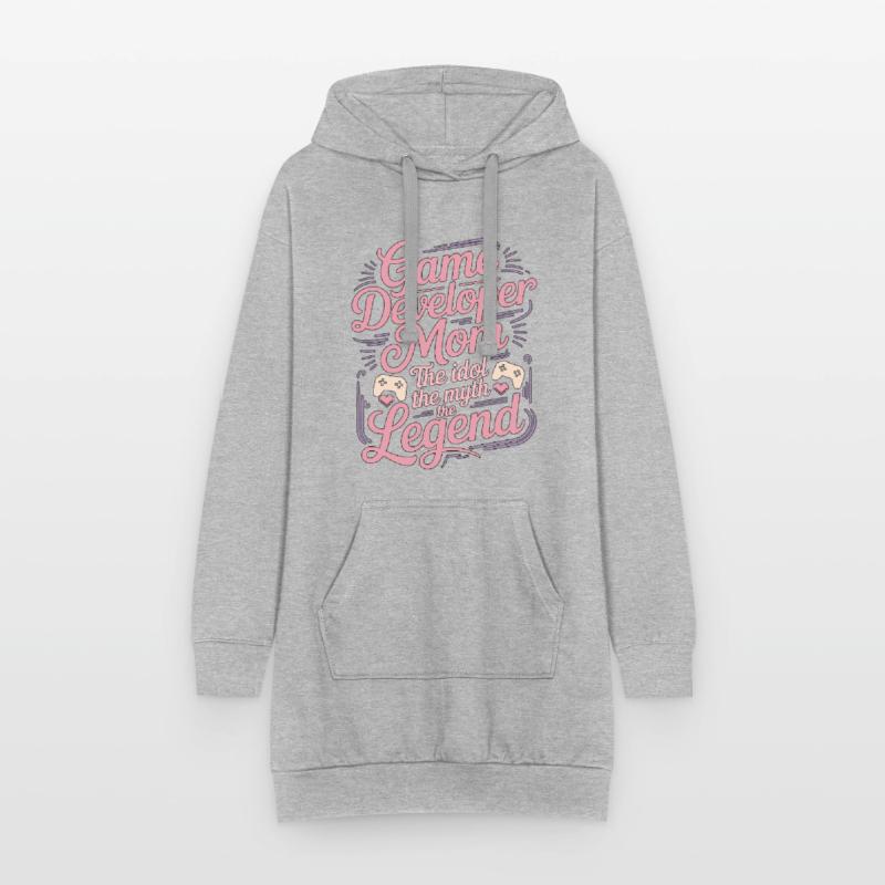 Game Developer Mom The Idol The Myth Game Coder Hoodie-Kleid