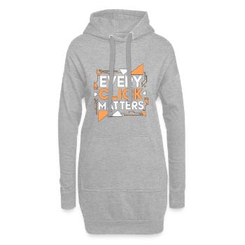 UX/UI Designer Every Click Matters Web Designer - Hoodie-Kleid - Grau meliert - Vorne