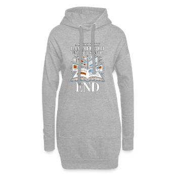 UX/UI Designer A Short Story I Am A Web Designer - Hoodie-Kleid - Grau meliert - Vorne