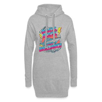 Marine Electrician Boats Bolts Vessel Electrician - Hoodie-Kleid - Grau meliert - Vorne