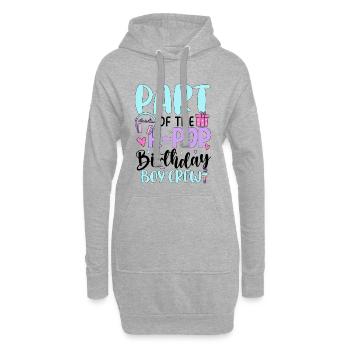 Membre de l’équipe des garçons d’anniversaire de K Pop - Sweat-shirt à capuche long Femme - gris chiné - Devant