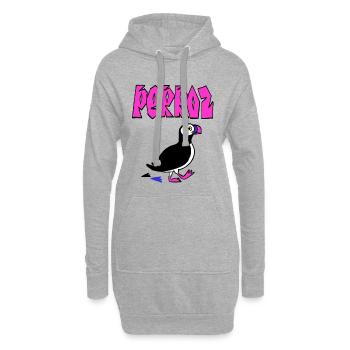 Puffin Perroz - Hoodie-Kleid - Grau meliert - Vorne