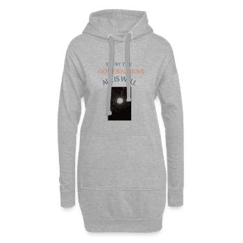 Trust the Government,All is Well - Hoodie-Kleid - Grau meliert - Vorne