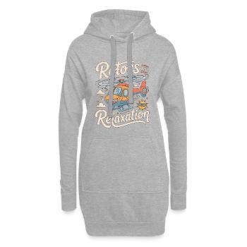 Rotors de pilote privé et aviation de relaxation - Sweat-shirt à capuche long Femme - gris chiné - Devant