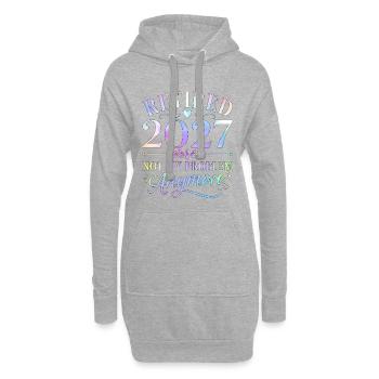 Retired 2027 Not My Problem Anymore - Hoodie-Kleid - Grau meliert - Vorne