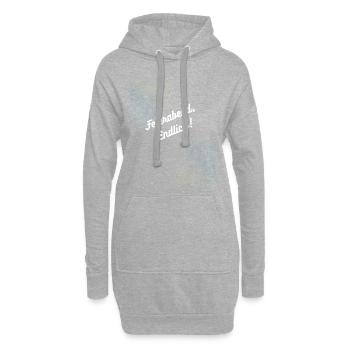 Heimatliebe Nord Feierabend Endlich!  - Hoodie-Kleid - Grau meliert - Vorne