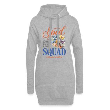 Enseignant en éducation spécialisée de l’équipe spécialisée Butterfly - Sweat-shirt à capuche long Femme - gris chiné - Devant