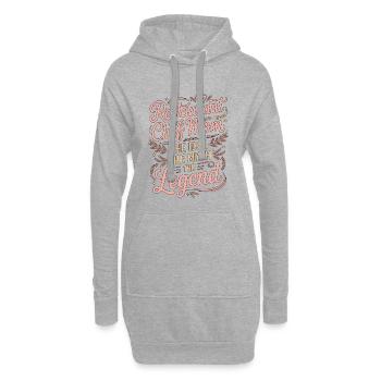 Chef du restaurant Maman L’idole Le chef exécutif - Sweat-shirt à capuche long Femme - gris chiné - Devant