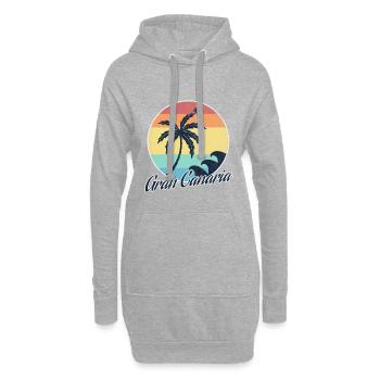 Gran Canaria - Hoodie-Kleid - Grau meliert - Vorne