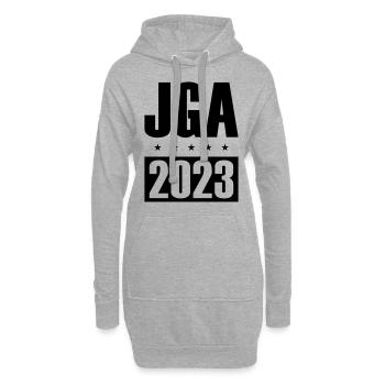 Jga 2023 Junggesellenabschied - Hoodie-Kleid - Grau meliert - Vorne