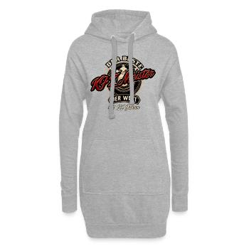 Der Beste KFZ Meister der Welt seit 25 Jahren - - Hoodie-Kleid - Grau meliert - Vorne