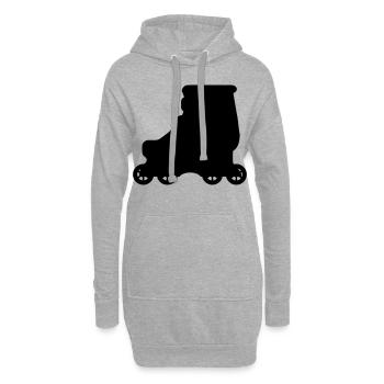 Inline Skate - Aggressive Skate - Hoodie-Kleid - Grau meliert - Vorne