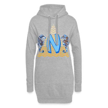 Seahorse E 262 N - Sweat-shirt à capuche long Femme - gris chiné - Devant