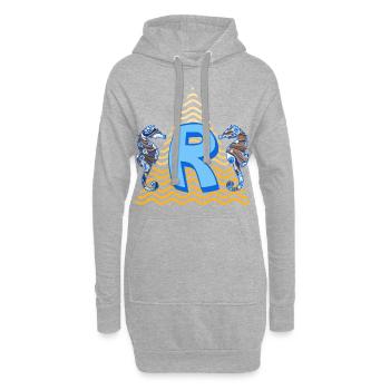 Seahorse E 262 R - Sweat-shirt à capuche long Femme - gris chiné - Devant