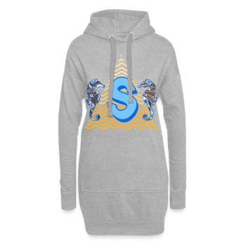 Seahorse E 262 s - Sweat-shirt à capuche long Femme - gris chiné - Devant