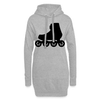 Inline Skate - Fitness Skate - Hoodie-Kleid - Grau meliert - Vorne