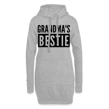 OMAS BESTIE - Hoodie-Kleid - Grau meliert - Vorne