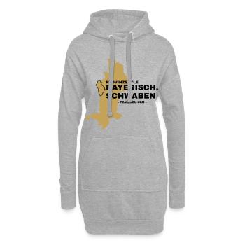Schwaben | NEU-ULM - Hoodie-Kleid - Grau meliert - Vorne