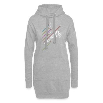 Rocket 72 - Design Rocket 72 Rocket All Shirt - Sweat-shirt à capuche long Femme - gris chiné - Devant