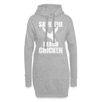 Strandhuhn - Hoodie-Kleid - Grau meliert - Vorne