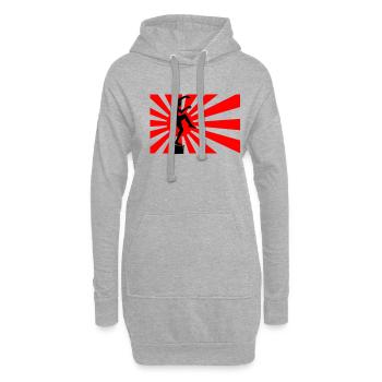 Karate Kid - Crane Kick - Hoodie-Kleid - Grau meliert - Vorne