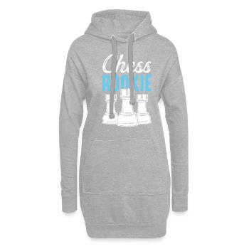 Chess Rookie Tower Échecs - Sweat-shirt à capuche long Femme - gris chiné - Devant