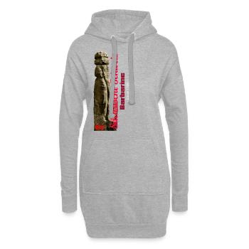 Sächsische Schweiz - Barbarine - Hoodie-Kleid - Grau meliert - Vorne